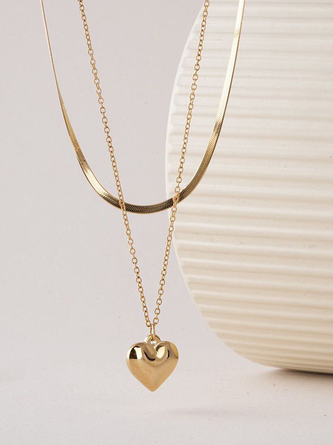 

PALMONAS Gold-Plated Layered Necklace