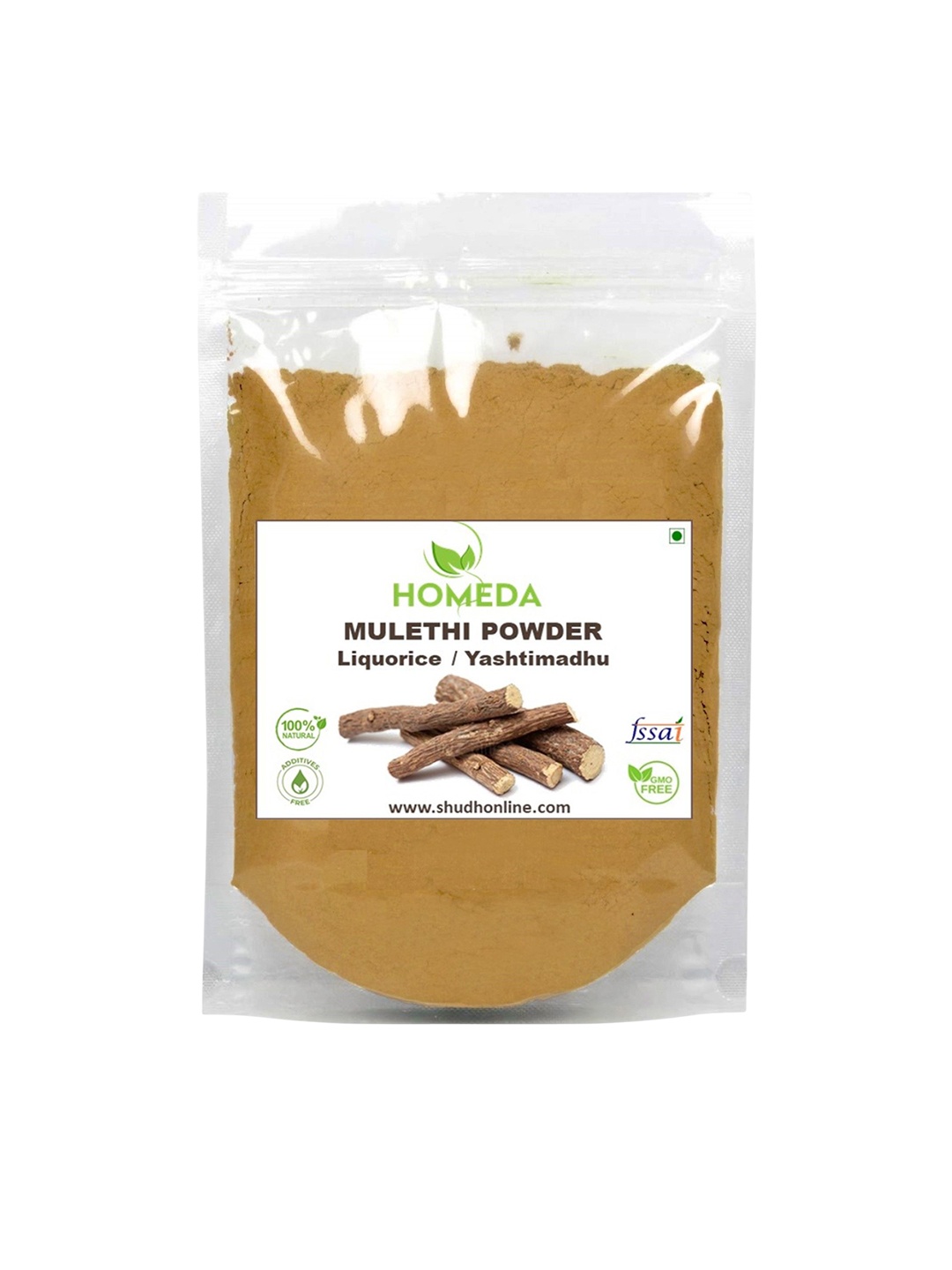 

Homeda Natural Mulethi Powder Skin & Hair - 500 g, Brown