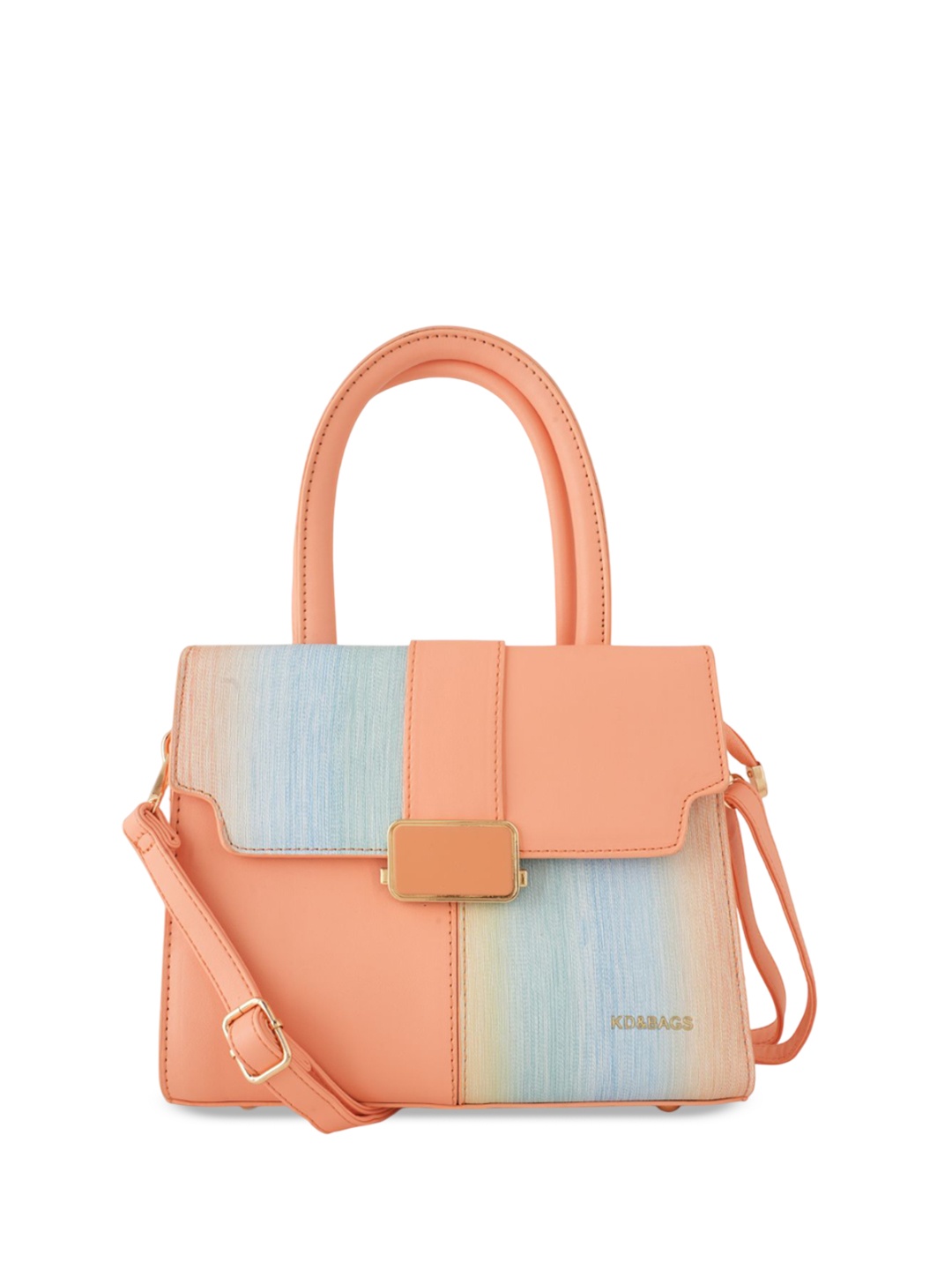 

Flingo PU Oversized Bucket Handheld Bag, Peach