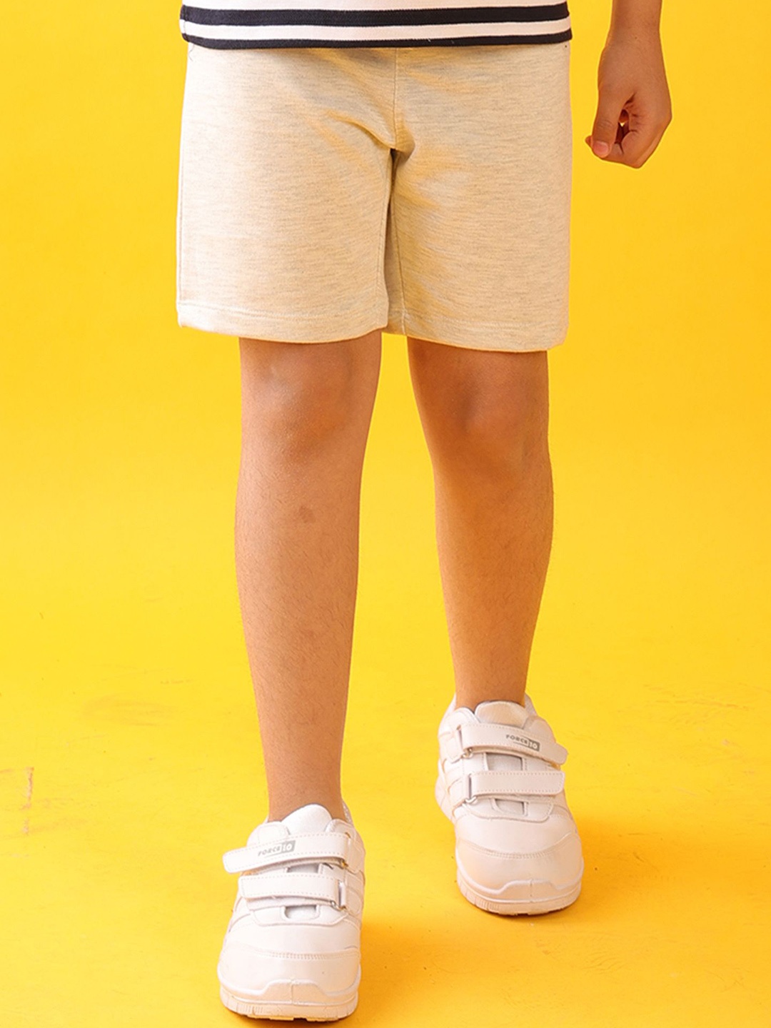 

Anthrilo Boys Cotton Running Shorts, Cream