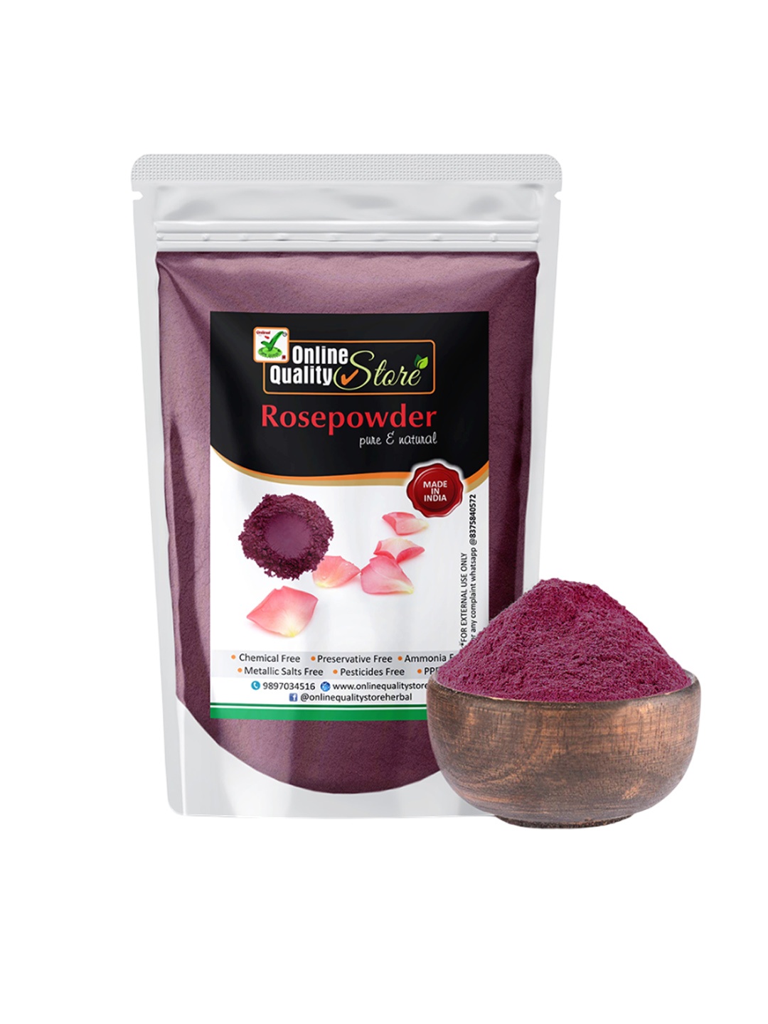 

Online Quality Store Rose Petals Powder - 350g