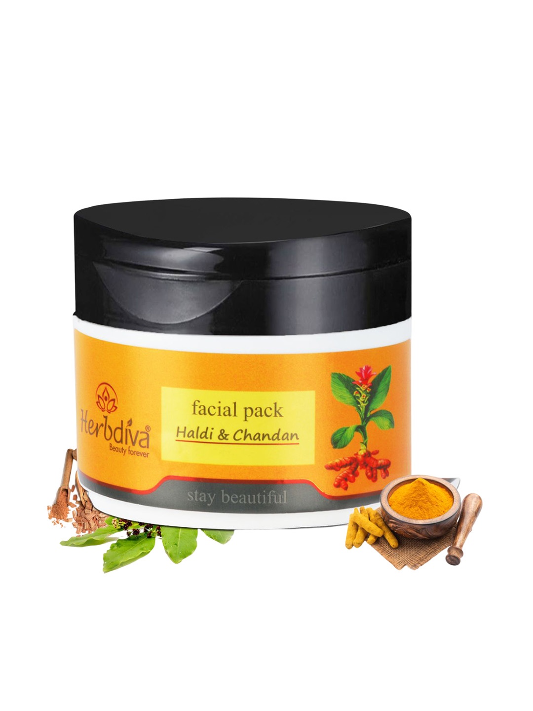 

Herbdiva Haldi Chandan Brightening & Nourishing Face Pack- 250 g, White