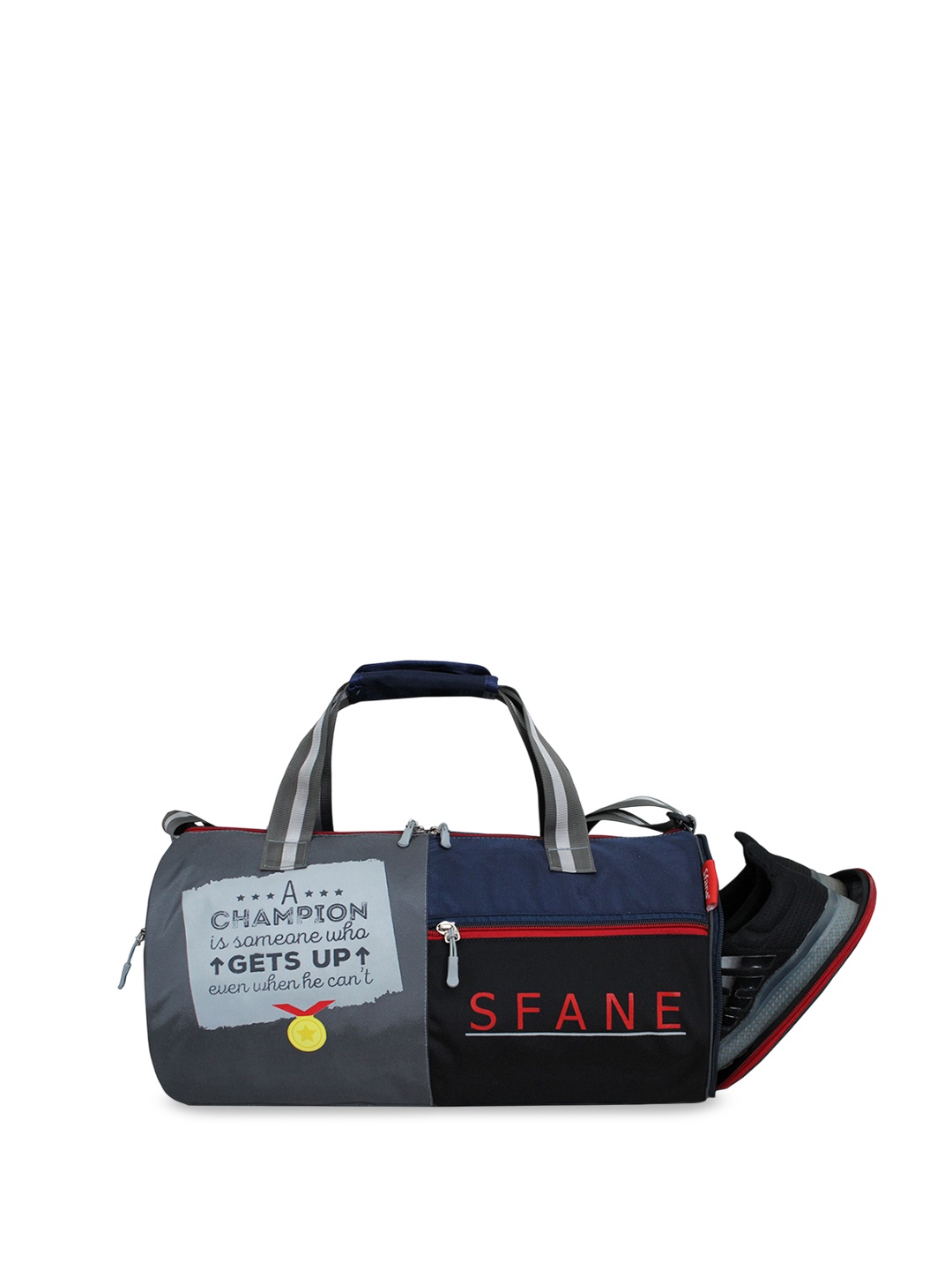 

Sfane Medium Sports or Gym Duffel Bag, Grey