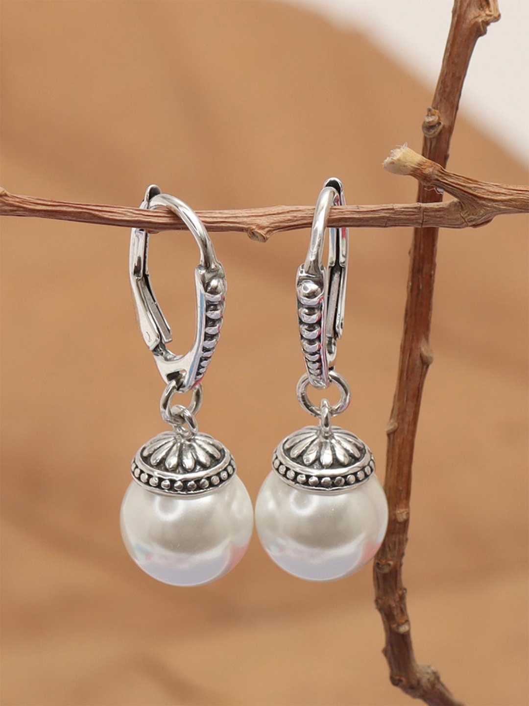 

LeCalla 925 Sterling Silver-Plated Contemporary Drop Earrings