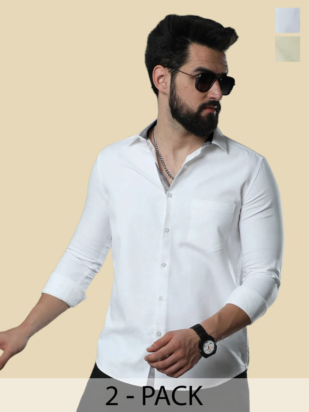 

Moda Rapido Men Standard Opaque Formal Shirt, Multi