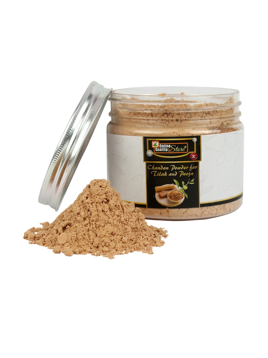 

Online Quality Store Organic Chandan Powder For Face Tilak And Pooja - 100 g, Beige