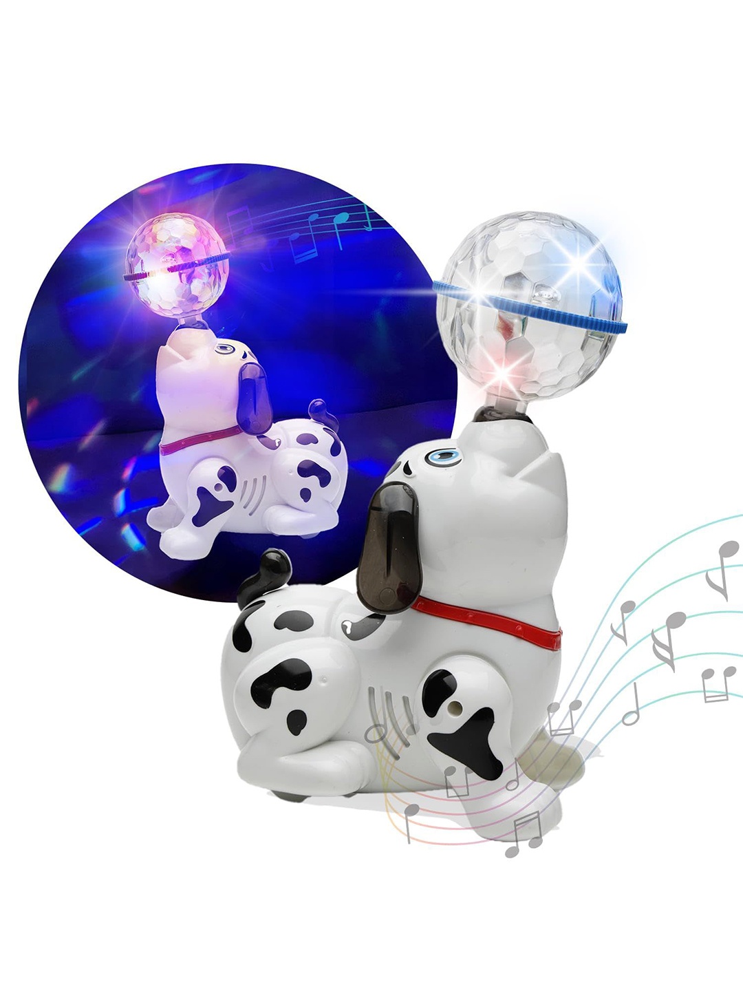 

ADKD Musical Dancing Dog With Lights, White