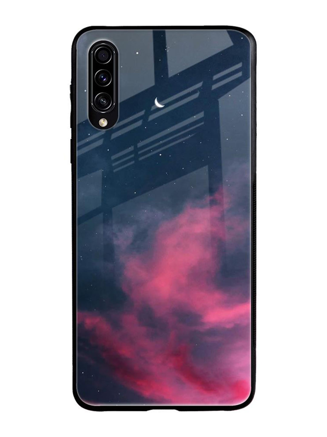 

QRIOH Quirky Printed Samsung Galaxy A50s Back Case Mobile Accessories, Black