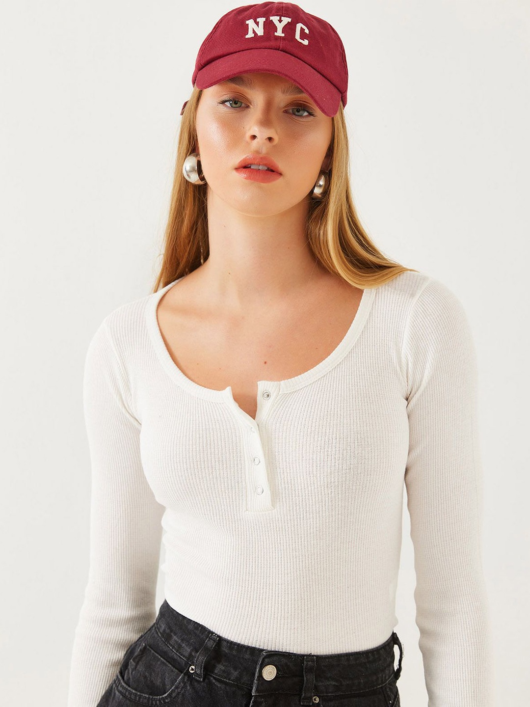 

BIANCO LUCCI Cotton Top, Na