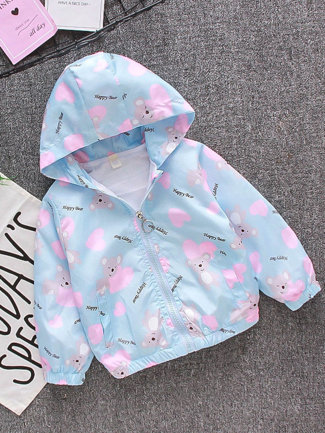 

Xsole Girls Floral Polyester Puffer Jacket, Blue