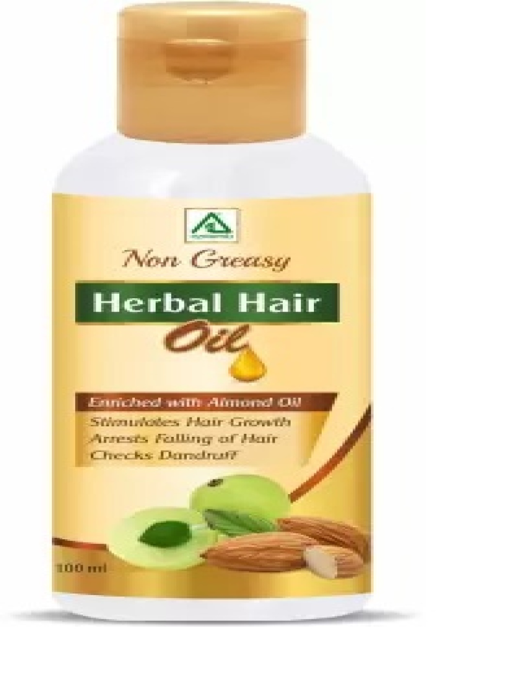 

APLOMB Almond With Amla Reduce Dandruff & Prevents Hair Fall Hair Oil - 100 ml, Yellow
