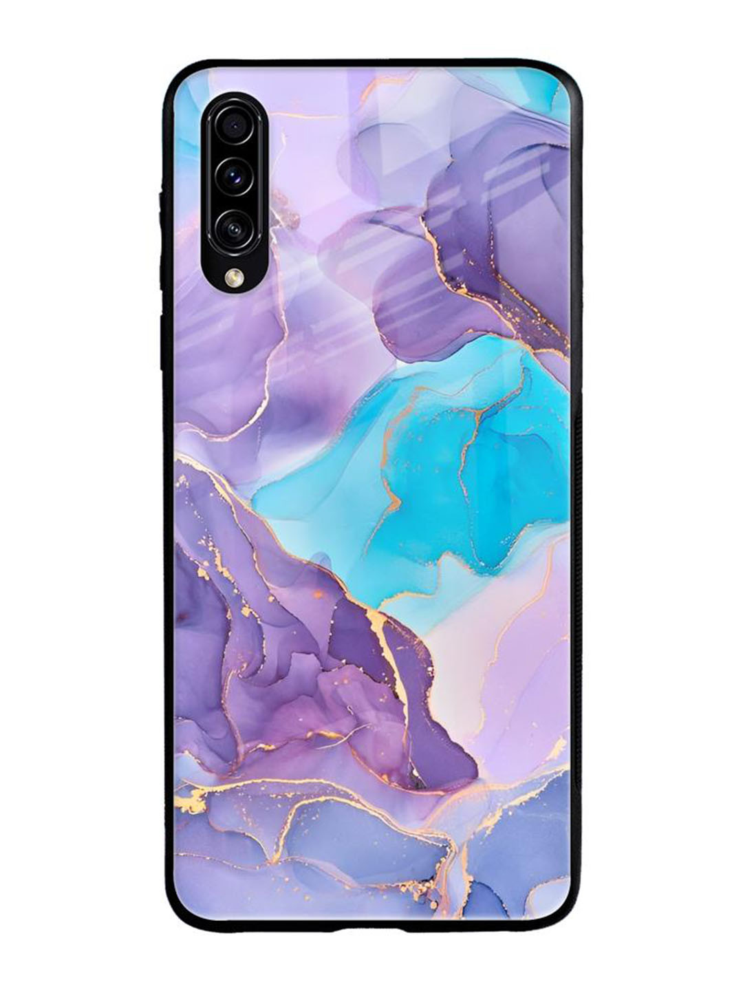 

QRIOH Quirky Printed Samsung Galaxy A50s Back Case Mobile Accessories, Purple