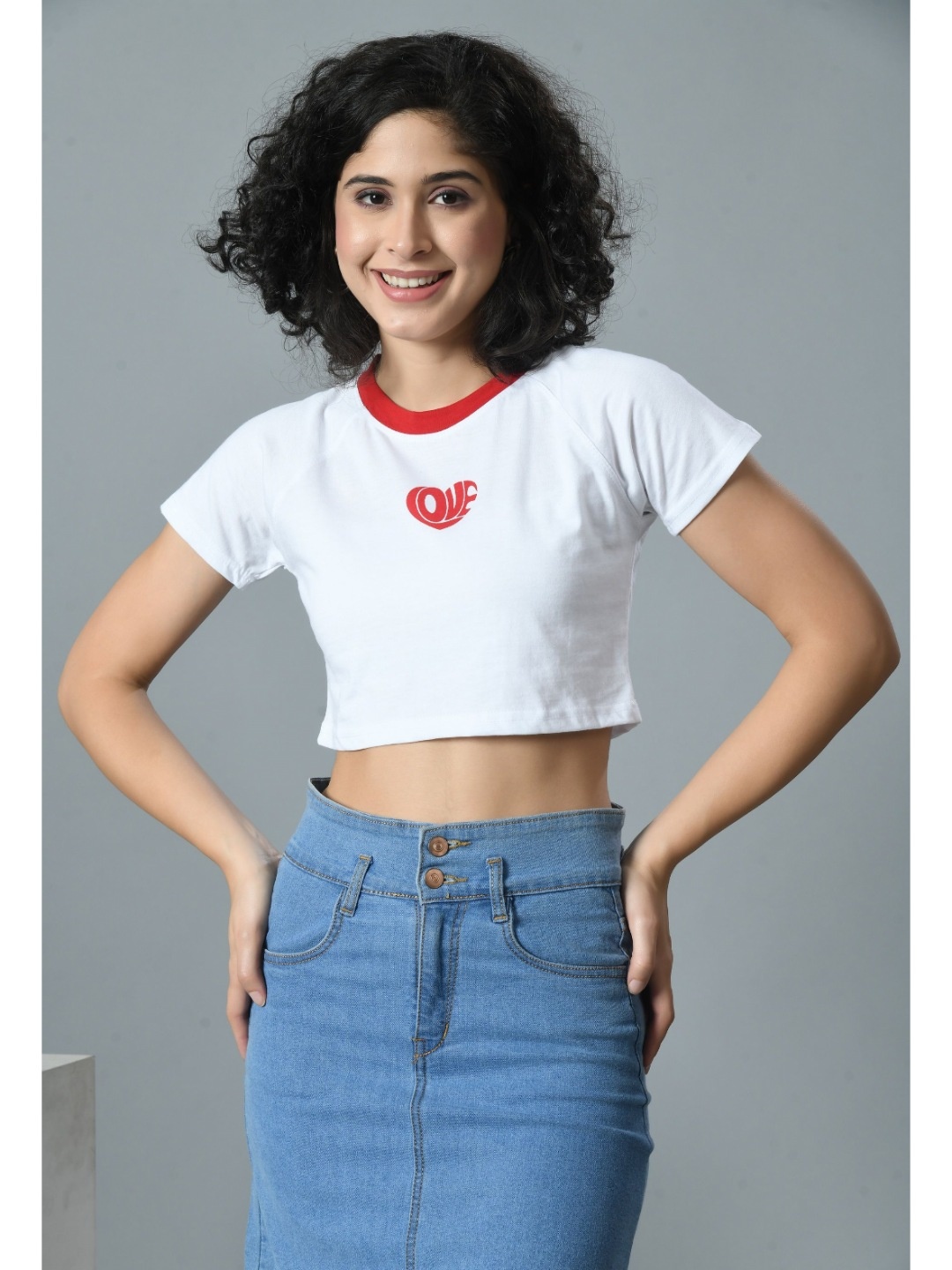 

CORSICA Women Typography Printed Bio Finish Slim Fit T-shirt, White