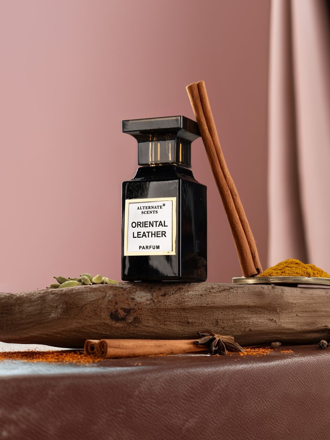 

Alternate Scents Oriental Leather Long Lasting Eau De Parfum - 50 ml, Black