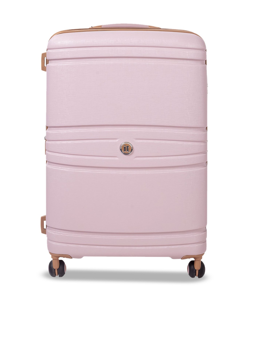 

IT luggage Quintessential Hard Sided Trolley Suitcase, Pink