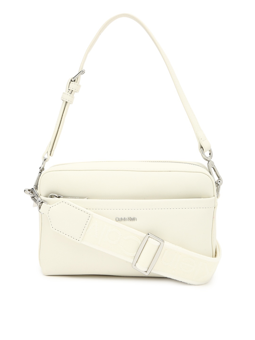 

Calvin Klein Structured Sling Bag, Beige