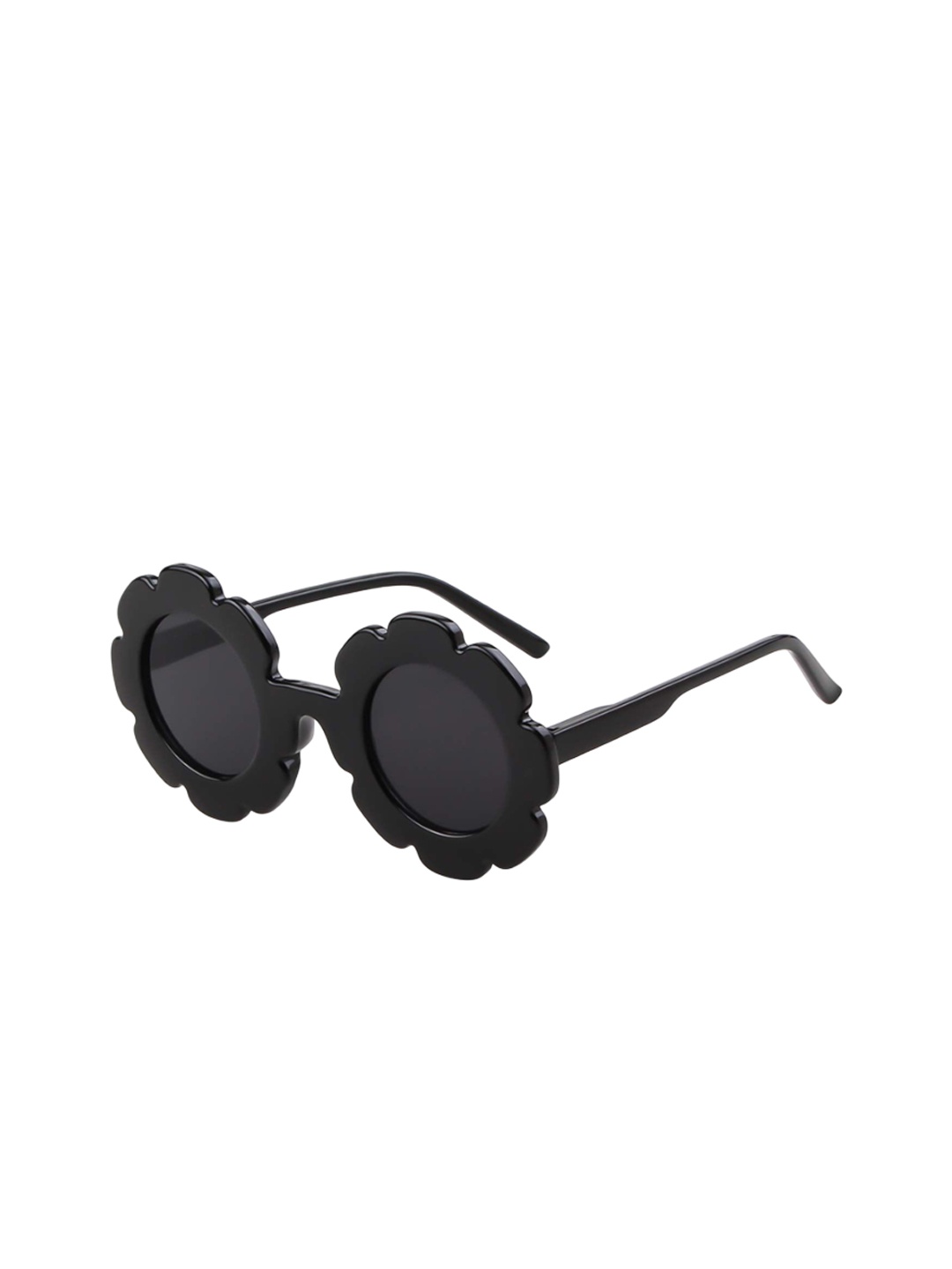 

SHOP FRENZY Unisex Kids Round Sunglasses with UV Protected Lens, Black