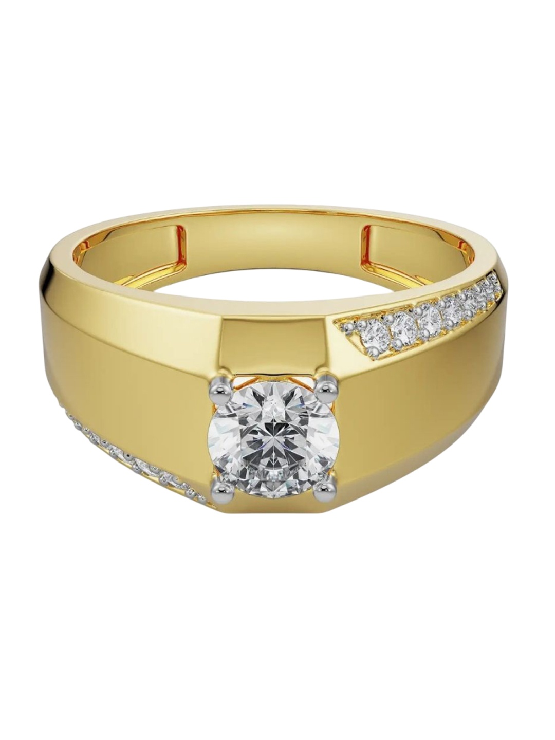 

Emori Kyle Men Diamond Ring, Yellow