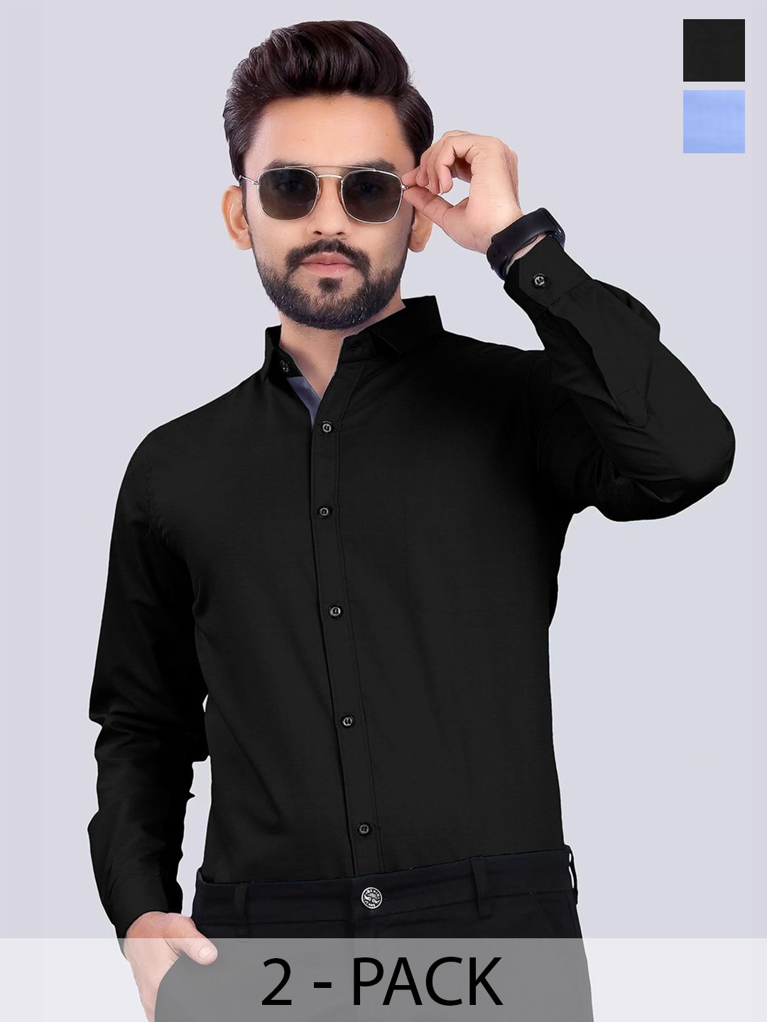 

Moda Rapido Men Standard Opaque Formal Shirt, Multi