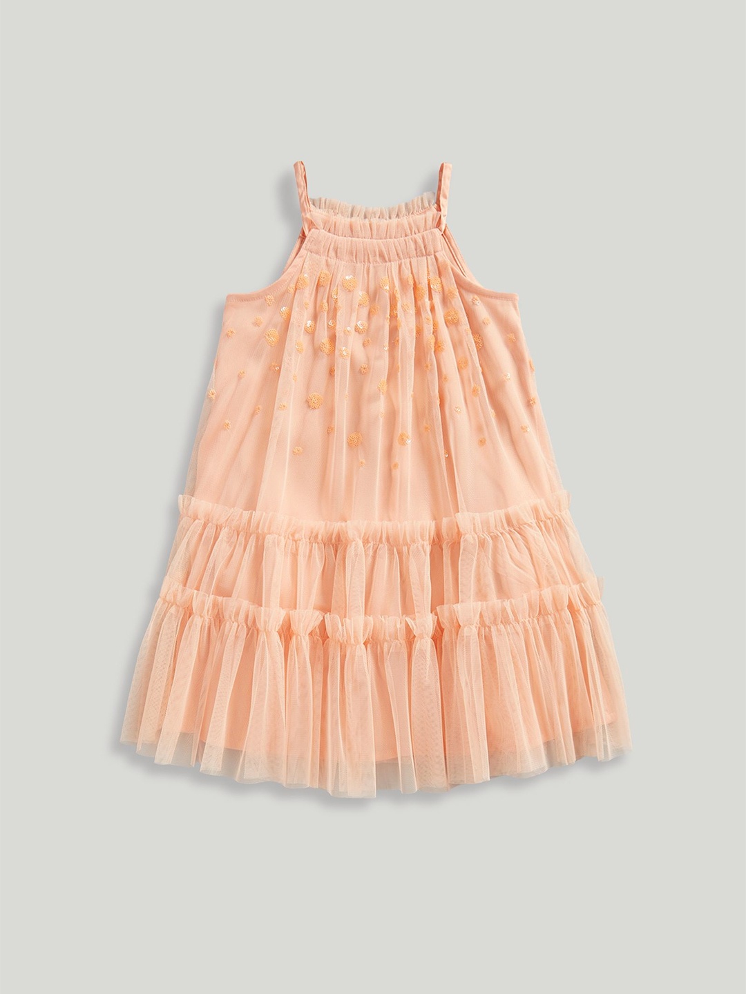 

mothercare Fit & Flare Dress, Orange