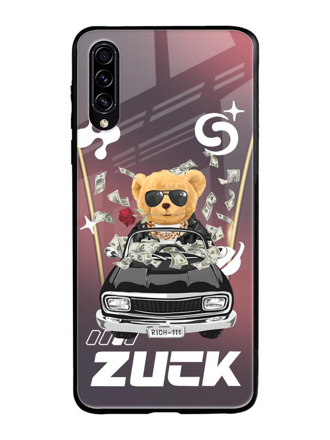 

QRIOH Typography Printed Samsung Galaxy A50s Back Case Mobile Accessories, Brown