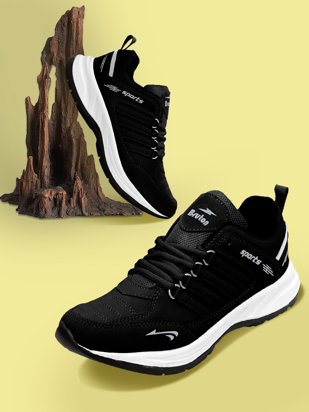 

Aircum Men Sneakers, Black