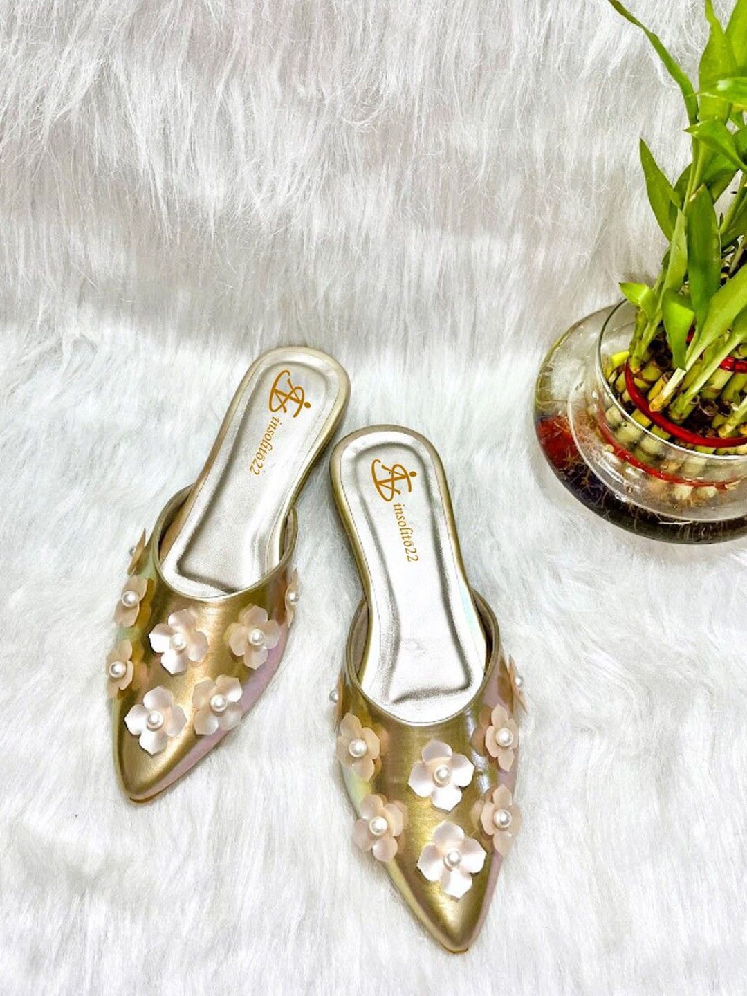 

Insolito22 Women Fashion Flats, Cream
