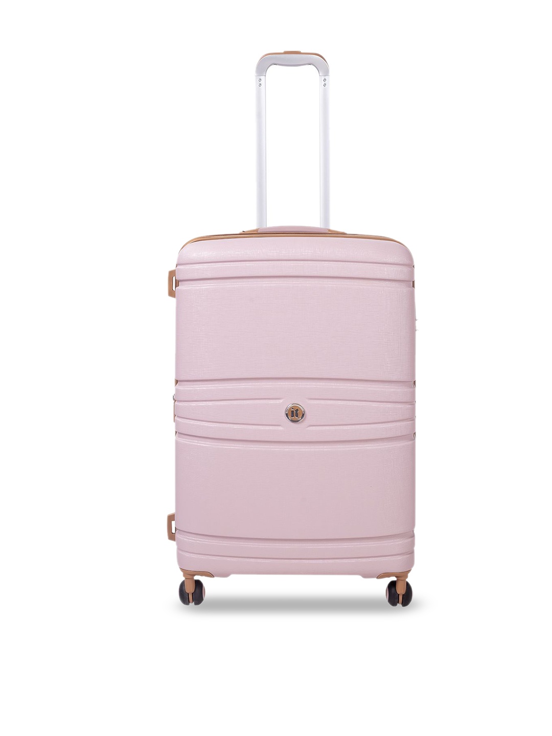 

IT luggage Quintessential Hard Sided Trolley Suitcase, Pink