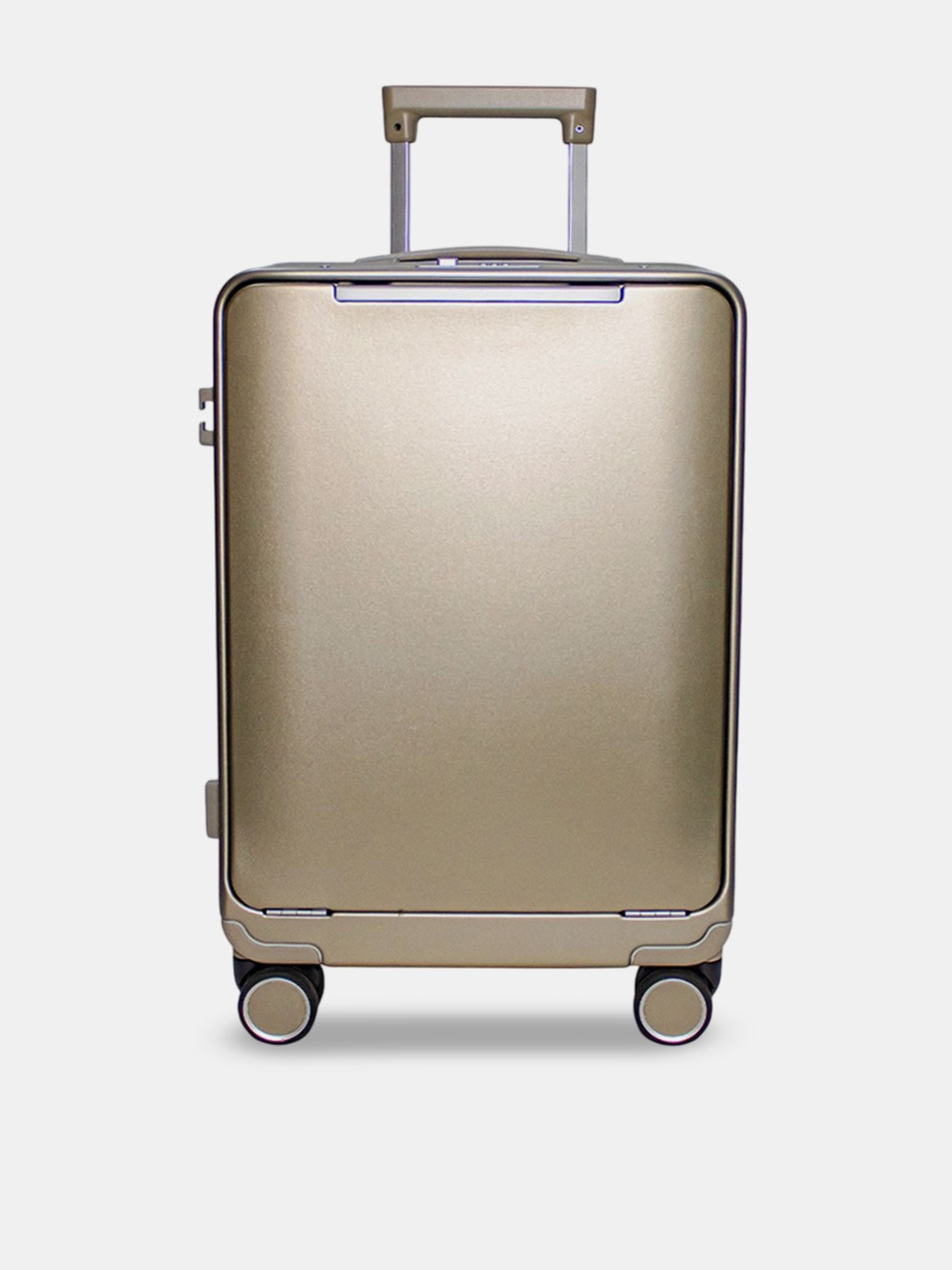

SWISS MILITARY THAMES Hard-Sided Cabin Trolley Suitcase, Gold