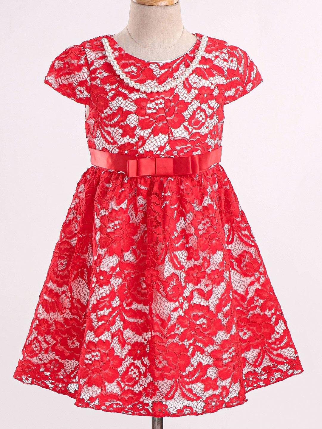 

Mark & Mia Floral Print Fit & Flare Dress, Red