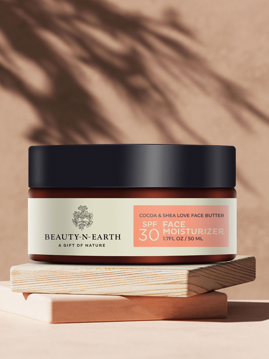 

BEAUTY-N-EARTH Face Moisturizer With Cocoa & Shea Butter - 50 ml, Orange