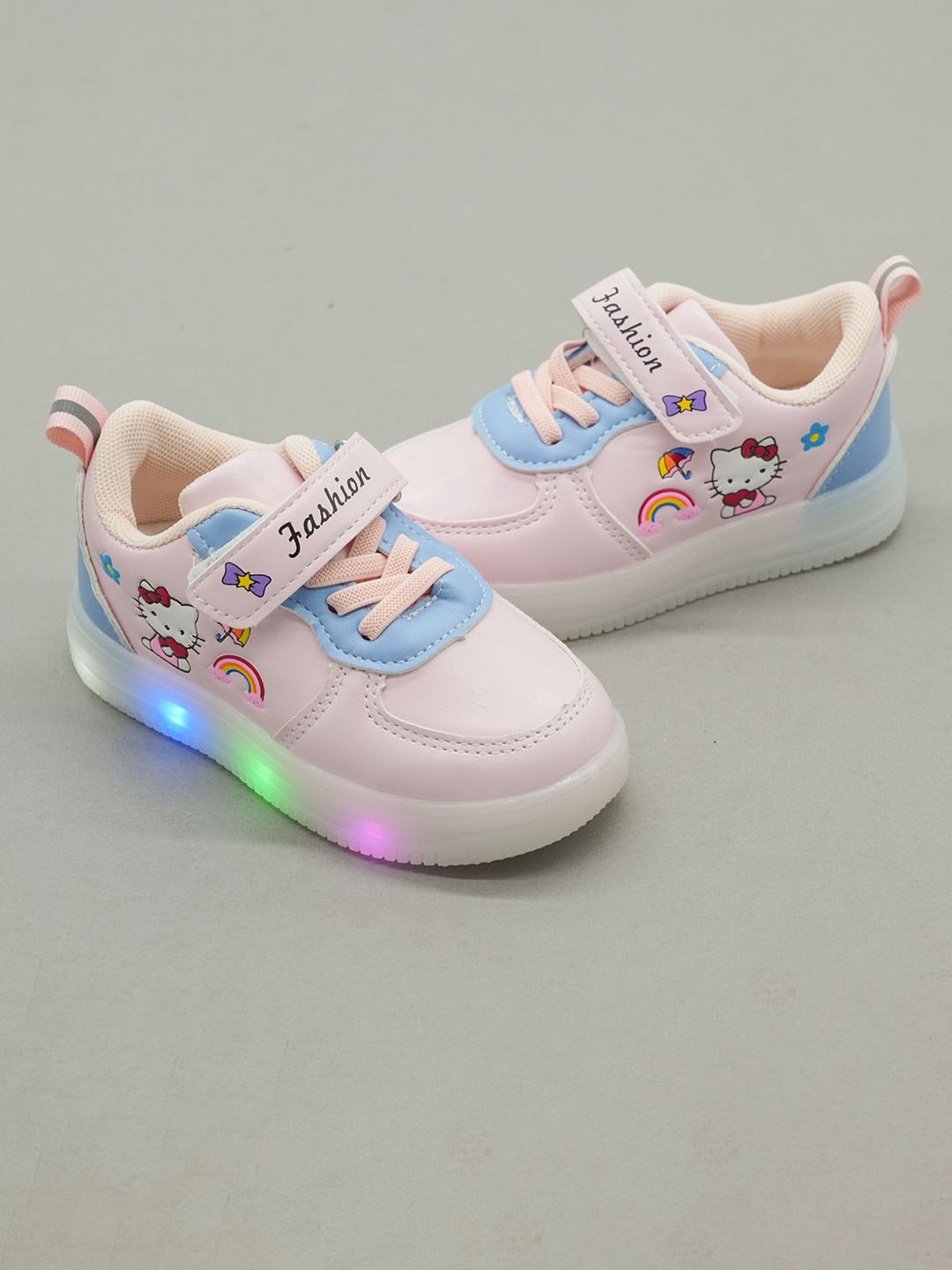 

Happy Feet Girls PU Sneakers, Pink