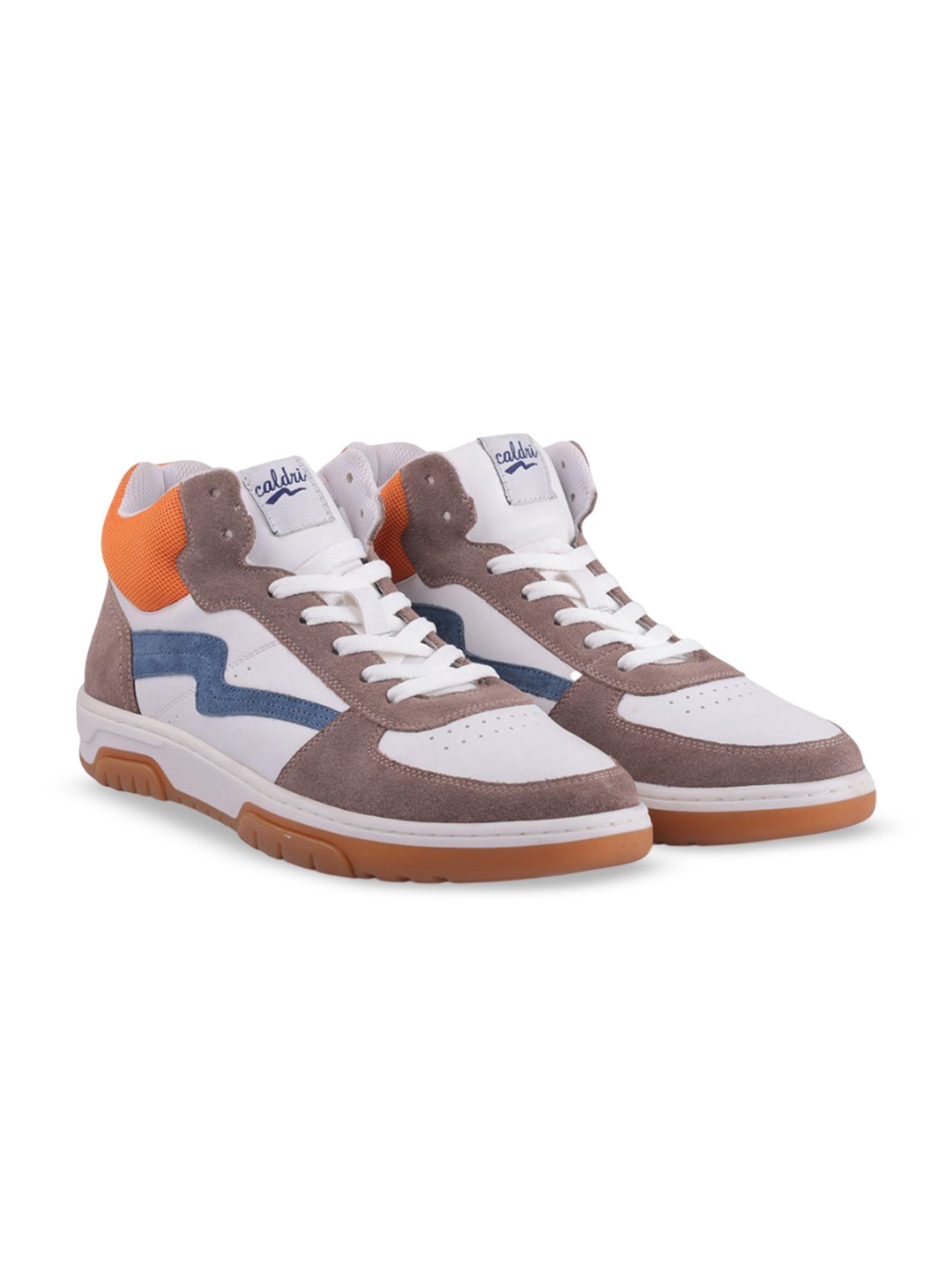 

Caldri Men Leather Sneakers, Blue