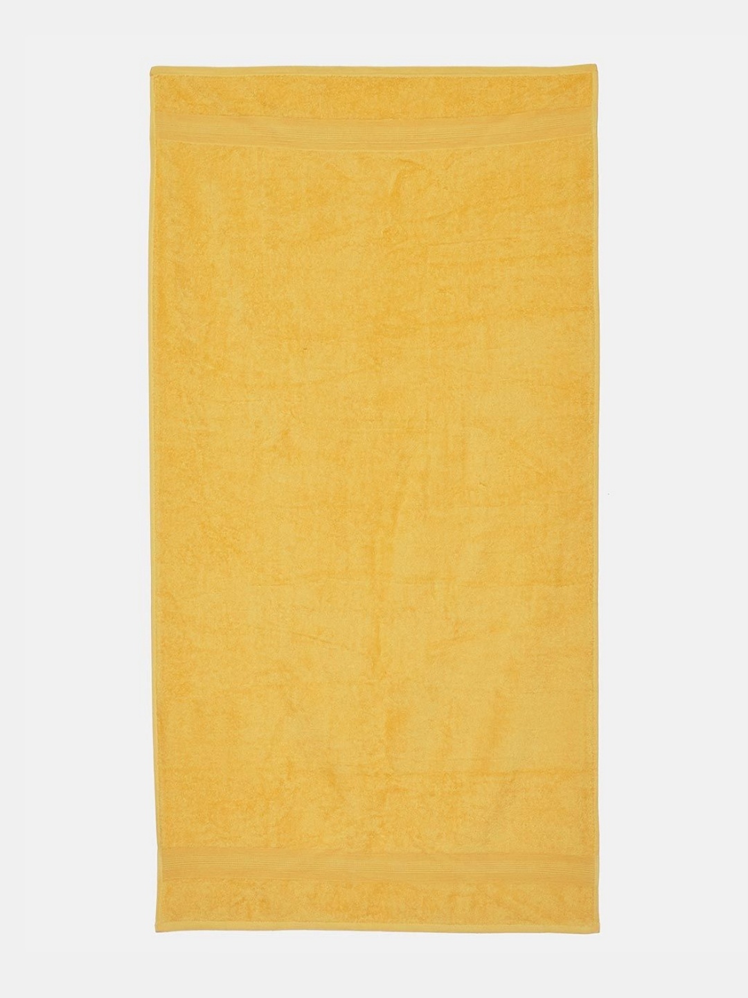 

Fabindia Yellow 550 GSM Cotton Woven Hand Towel