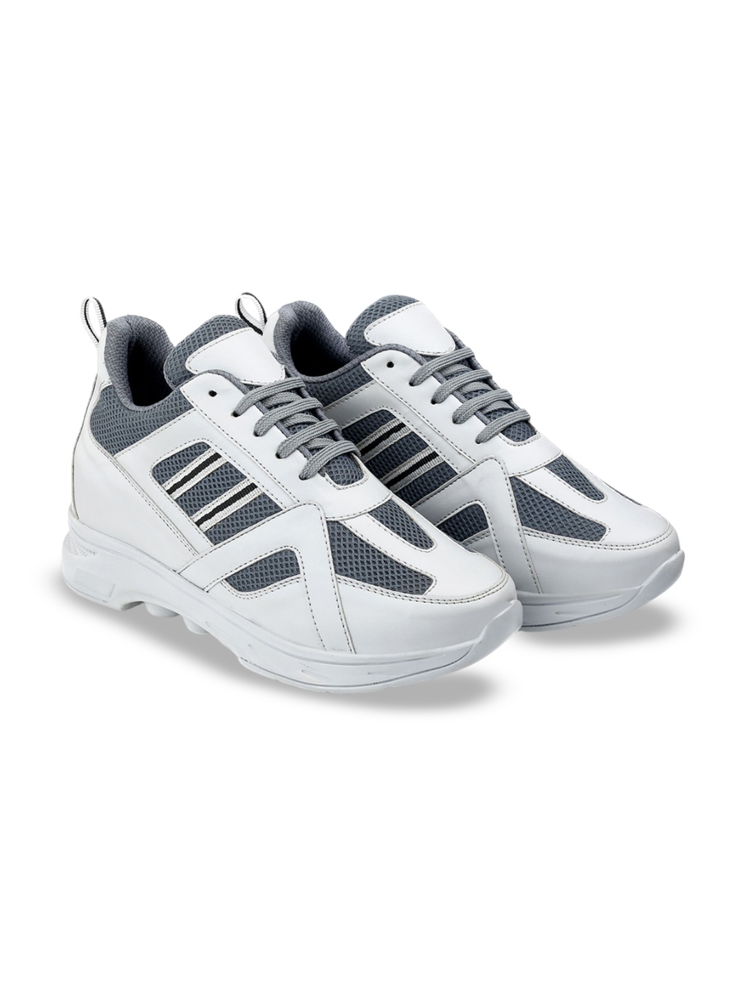 

riffway Men Woven Design Sneakers, Grey