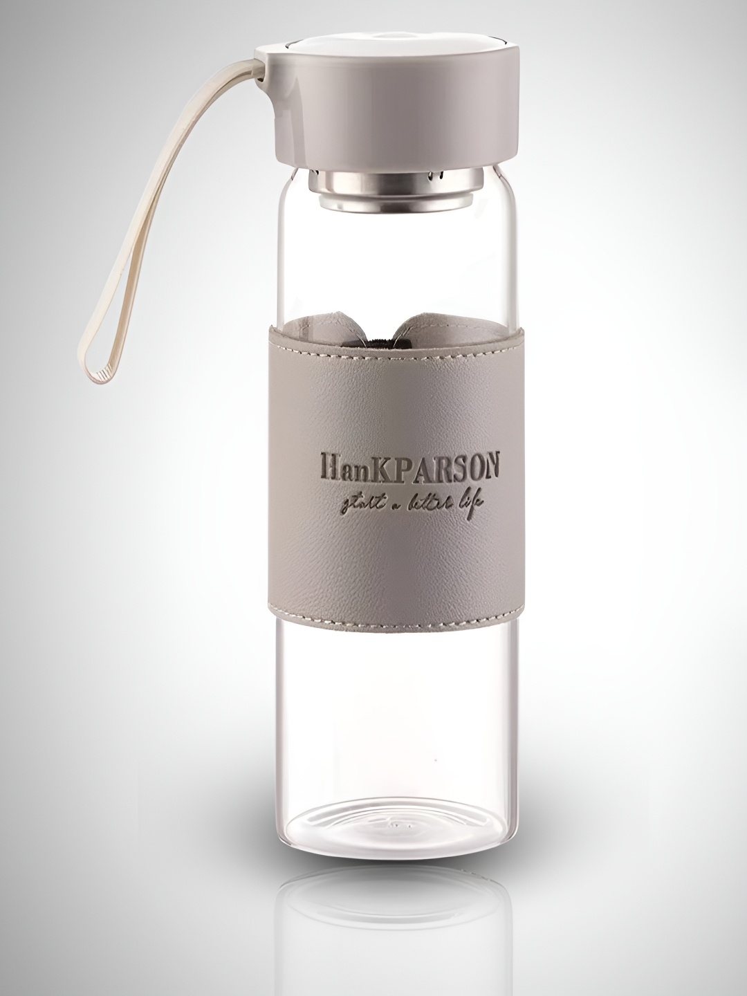 

YELONA Grey Single Glass Solid Double Wall Vacuum Water Bottle