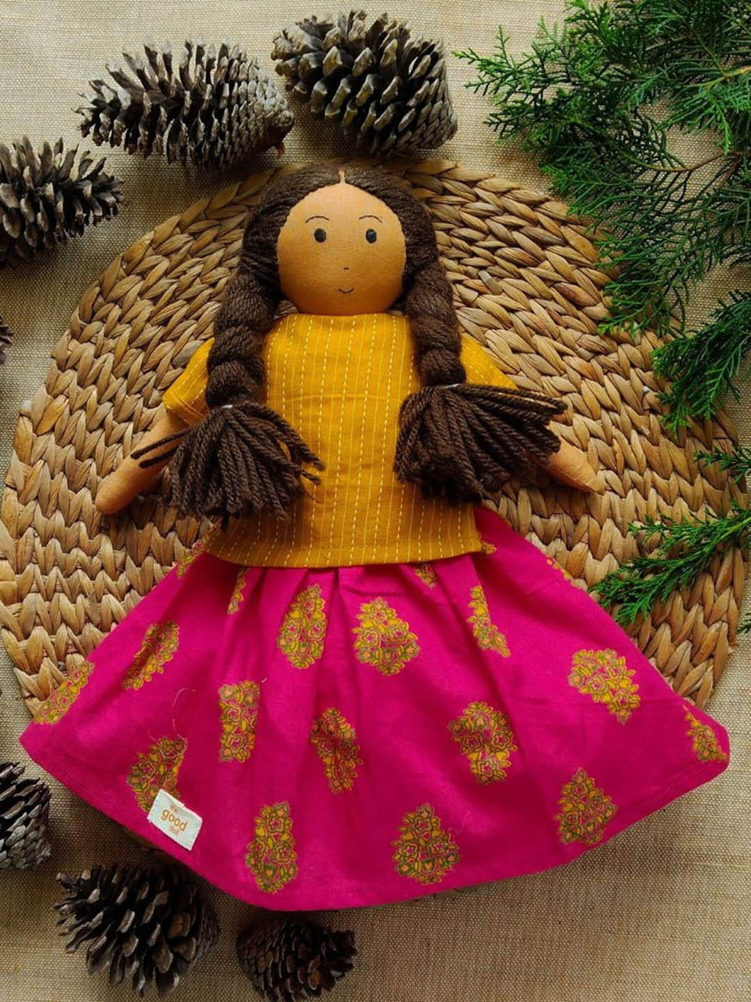 

The Good Doll Polyfill Doll Soft Toys and Dolls, Yellow