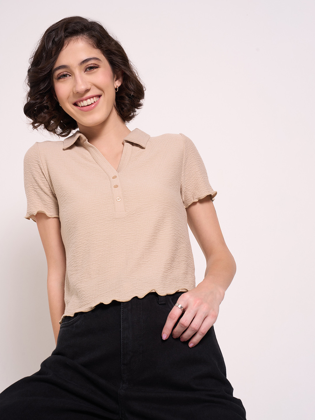 

People short Top, White