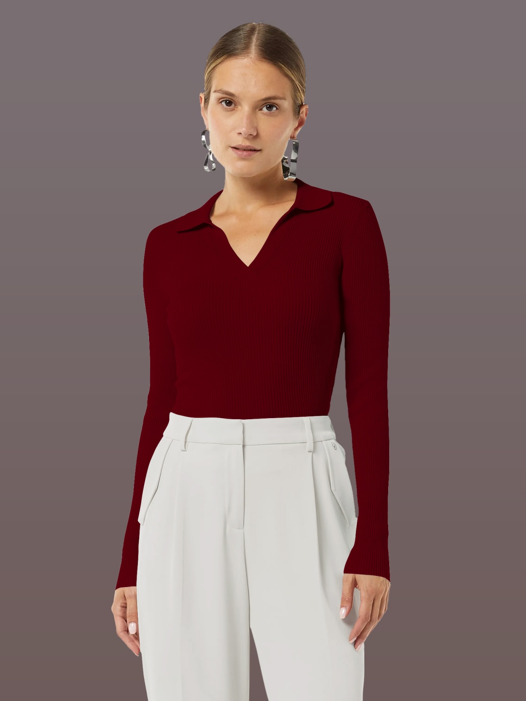

Dream Beauty Fashion Top, Maroon