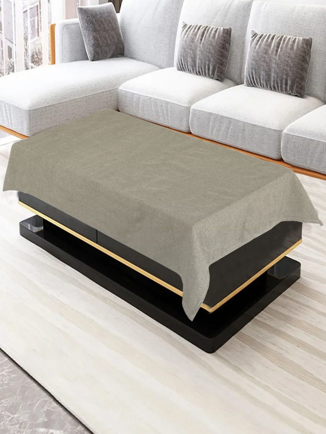 

Homerz Beige Waterproof 4-Seater Table Cover