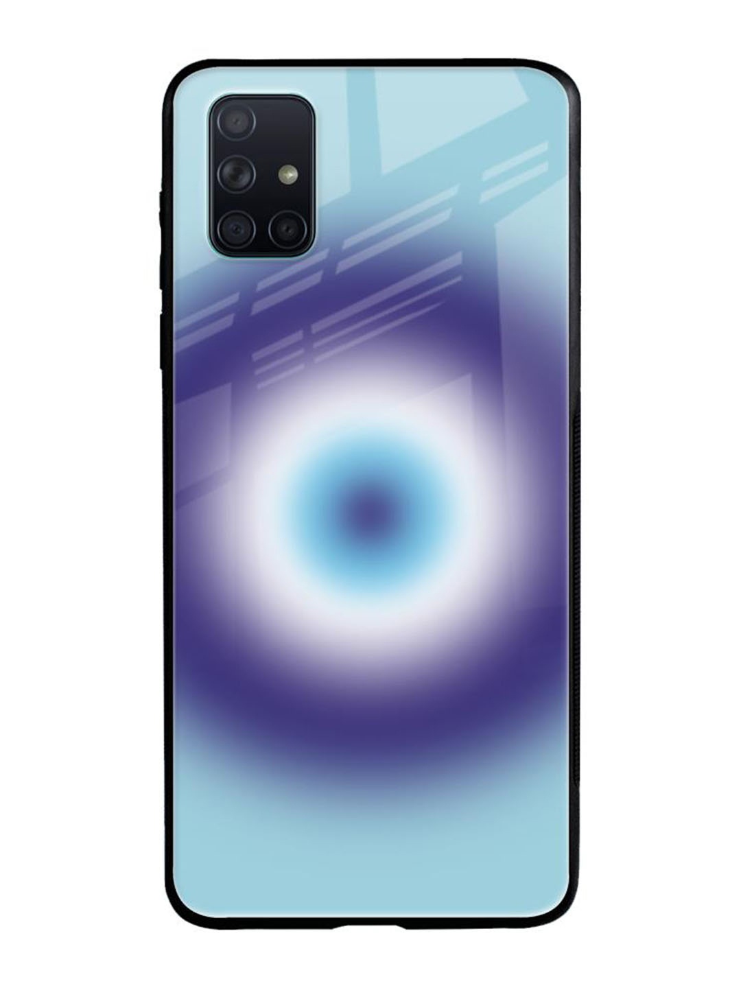 

QRIOH Quirky Printed Samsung Galaxy A51 Back Case Mobile Accessories, Blue
