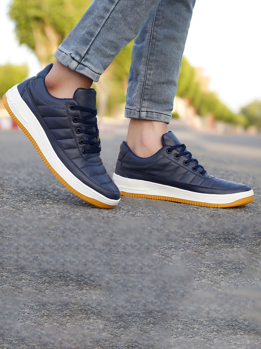 

Shoe Island Men Sneakers, Navy blue