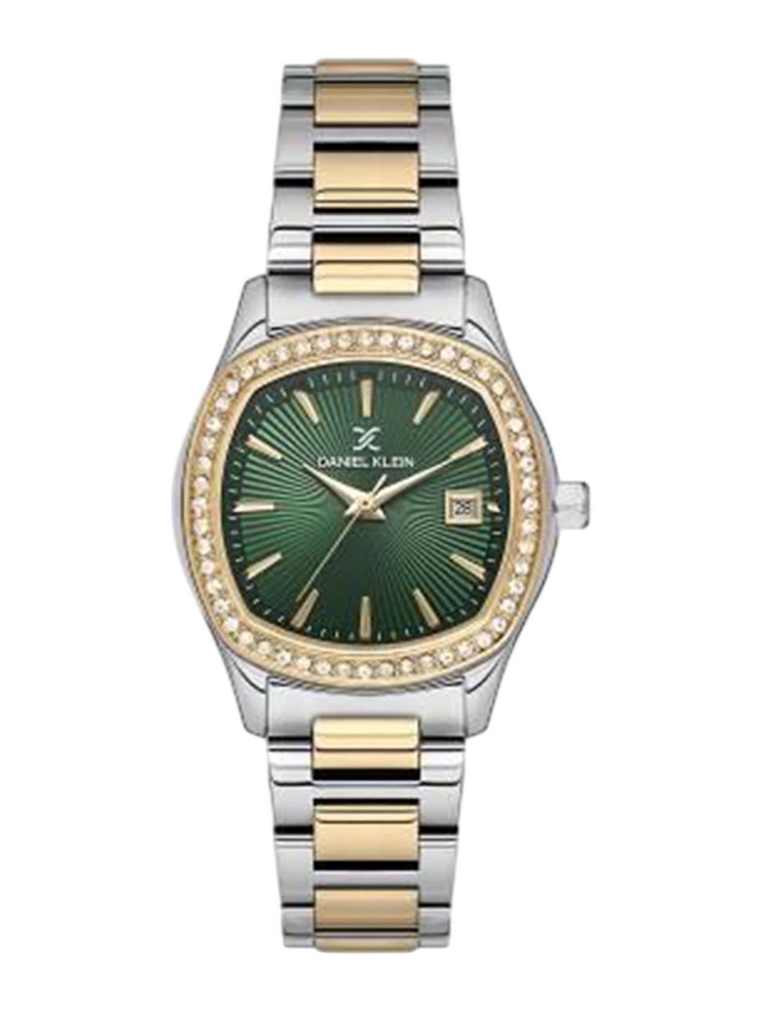 

Daniel Klein Women Patterned Dial & Stainless Steel Bracelet Style Straps Analogue Watch DK.1.13866-4, Multi