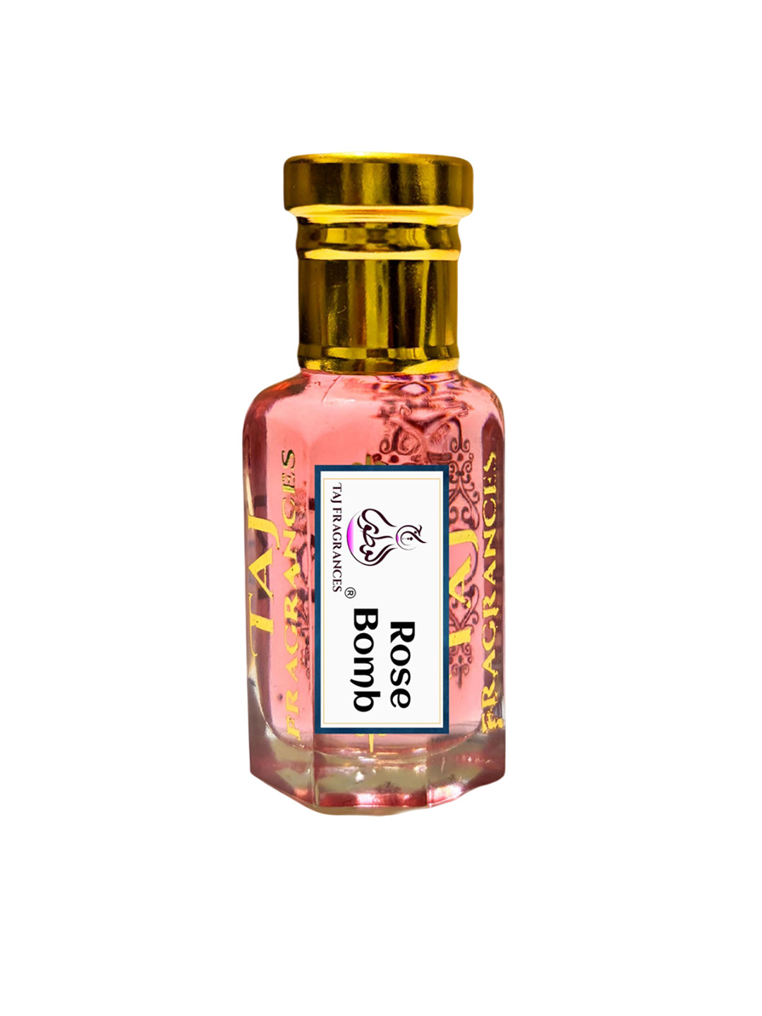 

Taj Fragrances Rose Bomb Alcohol Free Long Lasting Attar - 12 ml, Pink