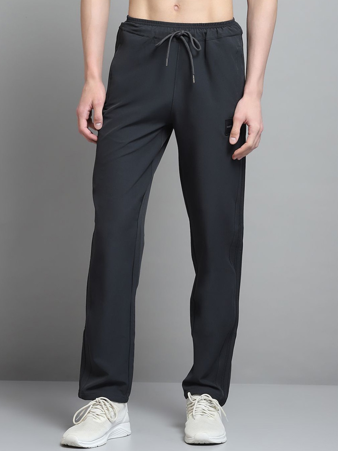 

Monte Carlo Men Mid Rise Track Pants, Grey