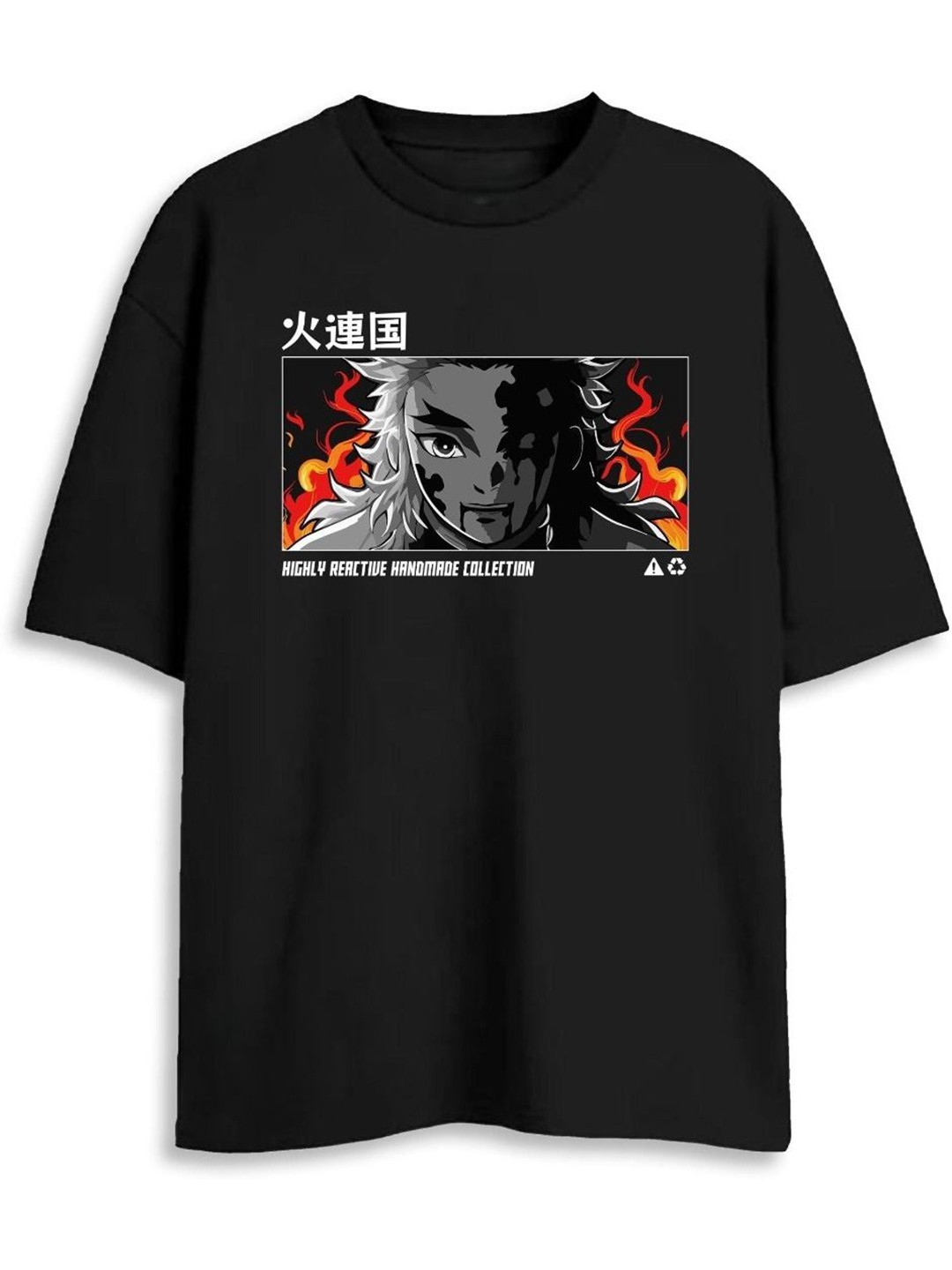 

ZEN1 FASHION Men Printed Abzorb Applique T-shirt, Black