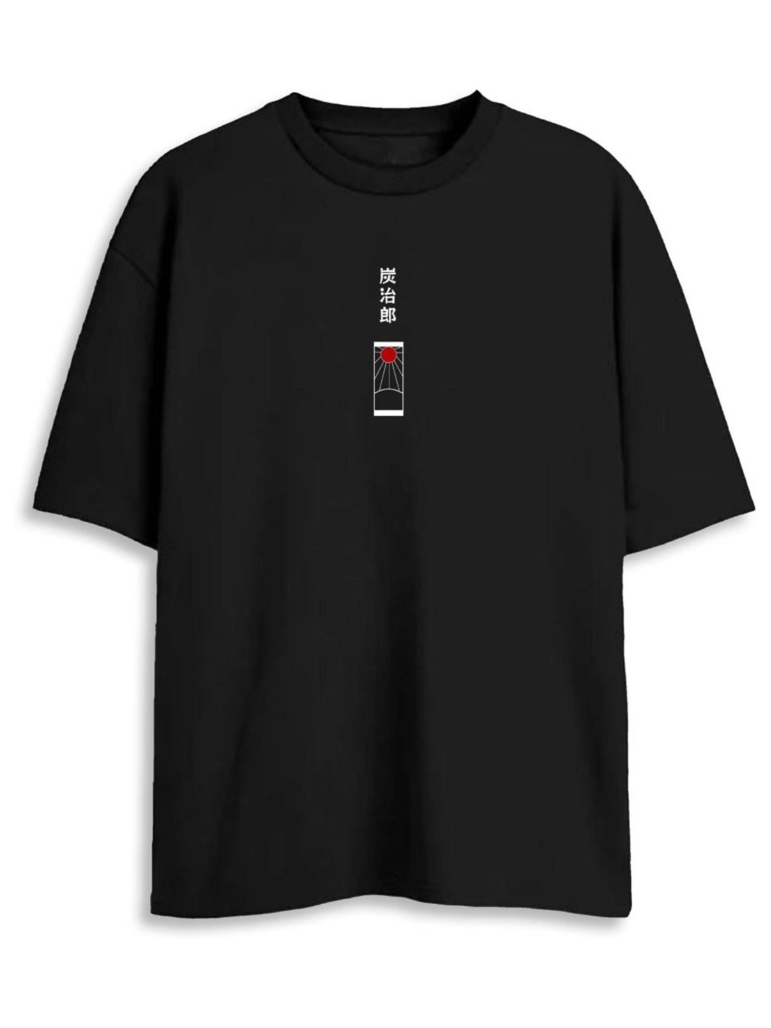 

ZEN1 FASHION Men Printed Abzorb Applique T-shirt, Black
