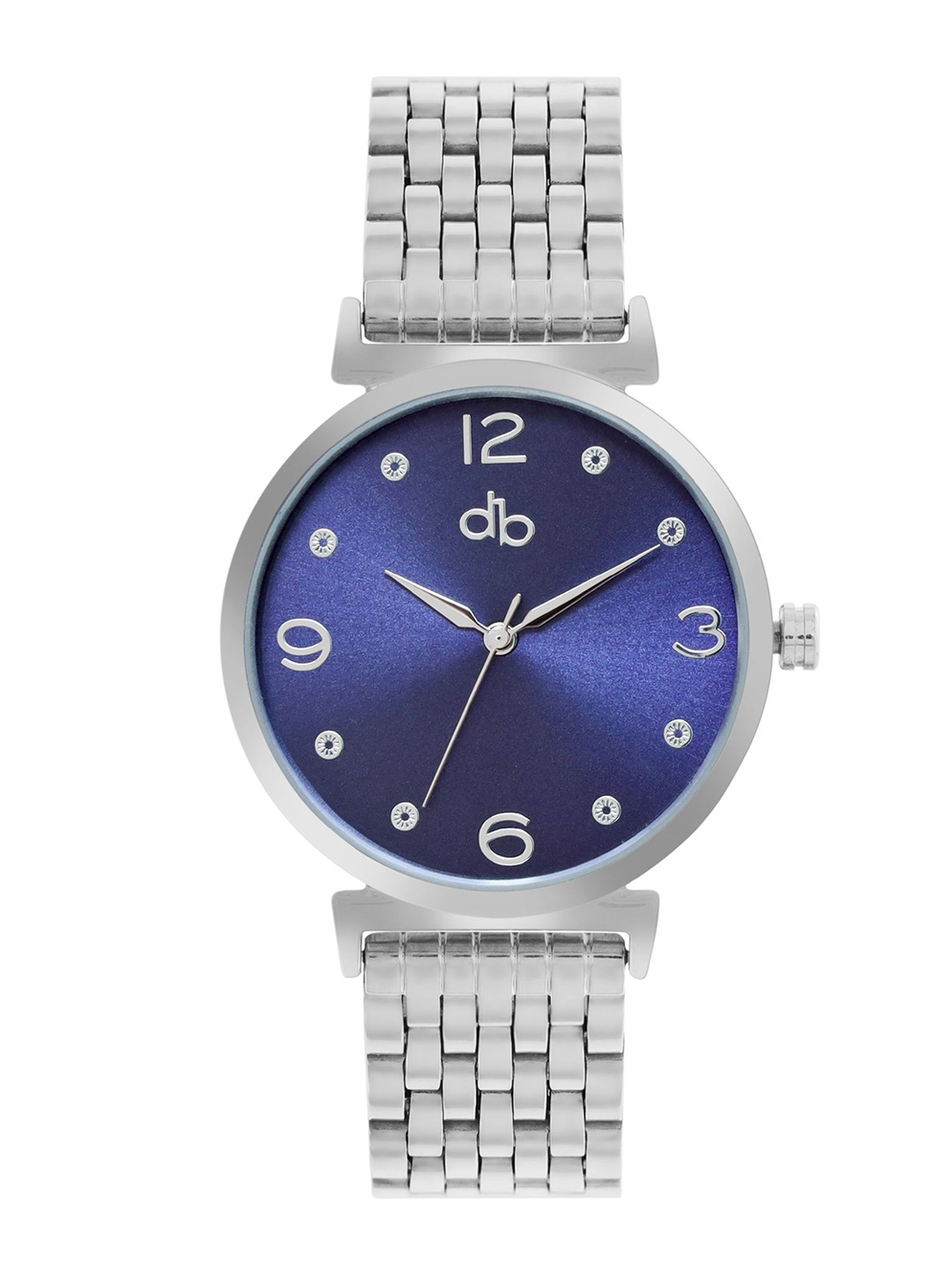 

DressBerry Women Brass Printed Dial & Wrap Around Straps Analogue Watch DB25-3A, Blue