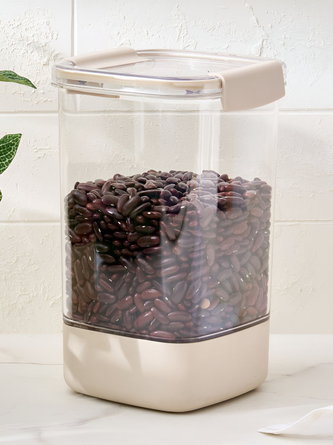 

Home Centre Cream-Coloured 2025 Plastic Canister Container