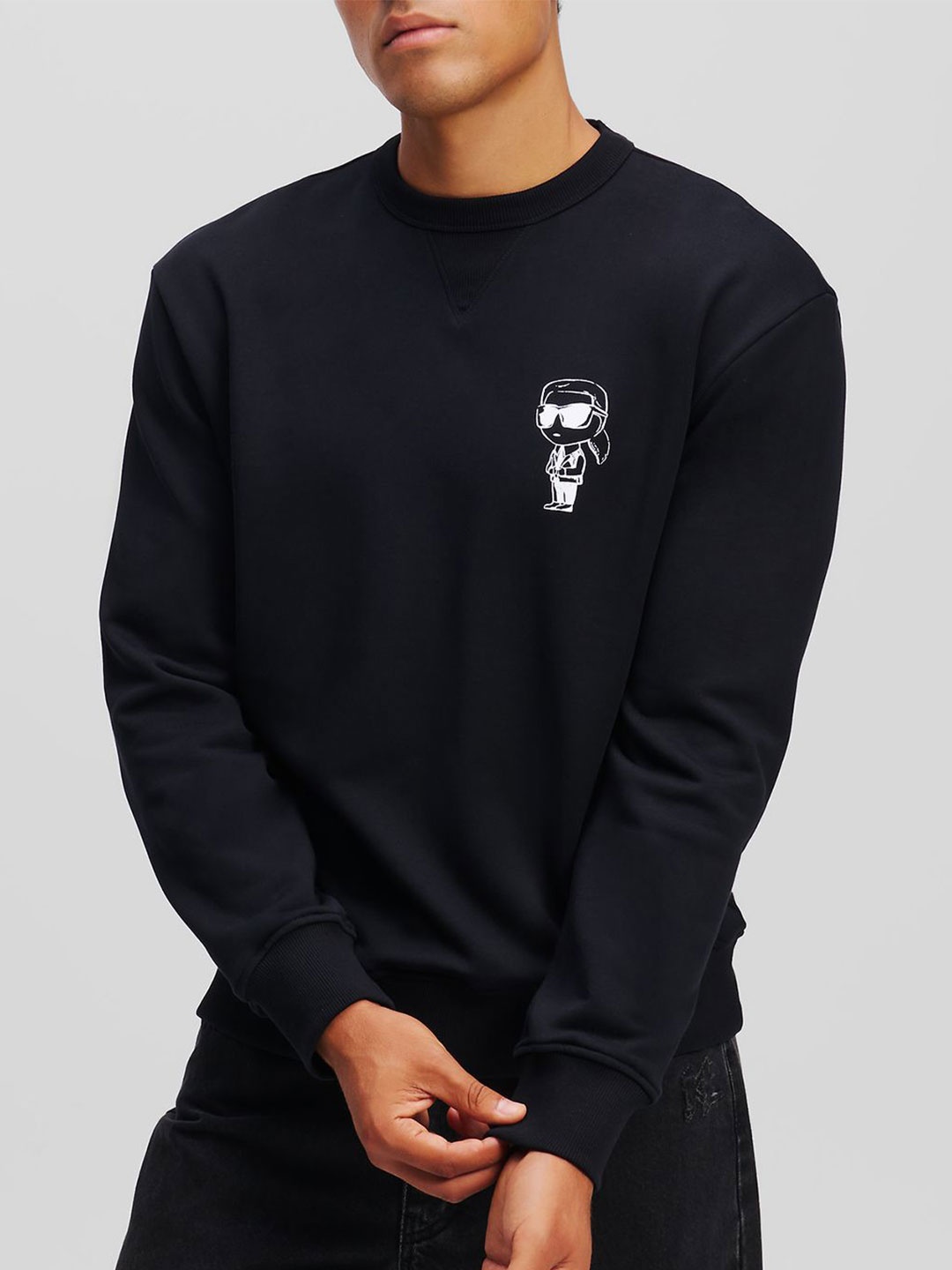 

Karl Lagerfeld Men Sweatshirt, Black